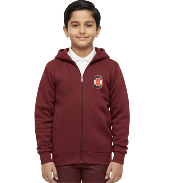 Marron Hoodie Keshav Adarsh vidya mandir Vidya Bharti school jhunjhunu Nuvanca school uniforms